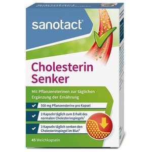 SANOTACT Cholesterin Senker Weichkapseln Produktbild