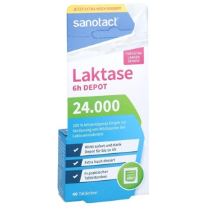 SANOTACT Laktase 24.000 Tabletten Produktbild