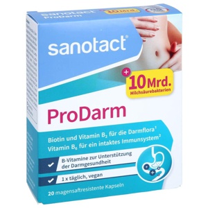 SANOTACT ProDarm magensaftresistente Hartkapseln Produktbild