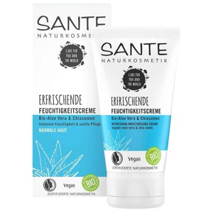 Sante Feuchtigkeitscreme Bio-Aloe Vera & Chiasamen, 50 ml n.v. Produktbild