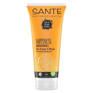 Sante Happiness Duschgel Bio-Orange & Mango, 200 ml Gel Produktbild