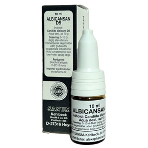 Sanum Albicansan Dråber D5   10 ml produktbillede