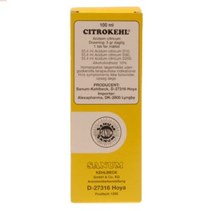 Sanum Citrokehl   100 ml produktbillede
