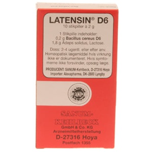 Sanum Latensin D6 Stikpiller produktbillede
