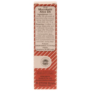 Sanum Mucokehl D6 Atox Dråber   10 ml produktbillede