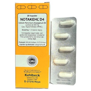 Sanum Notakehl D4 Kapsler   20 kapsler produktbillede