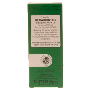 Sanum Recarcin D6 Kapsler   5 kapsler produktbillede