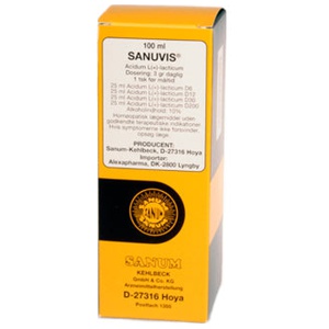 Sanum Sanuvis (L+mælkesyre)   100 ml produktbillede