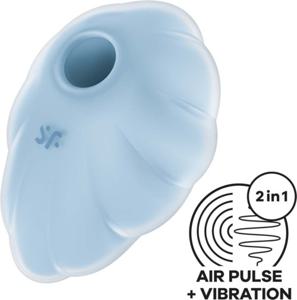 Satisfyer Cloud Dancer Blue lufttrycksvibrator produkt bild