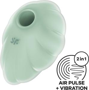 Satisfyer Cloud Dancer Mint Lufttrycksvibrator produkt bild
