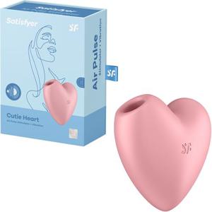 Satisfyer Cutie Heart Pink lufttrycksvibrator produkt bild