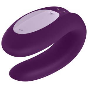Satisfyer Double Joy Violet parleksak produkt bild