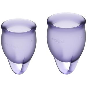 Satisfyer Feel Confident Menstrual Cup Lila produkt bild