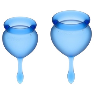 Satisfyer Feel Good Menstrual Cup Dark Blue produkt bild