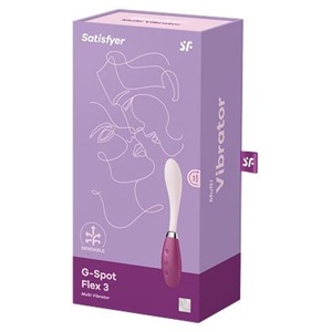 Satisfyer G-Spot Flex Red Vibrator 1 st produkt bild