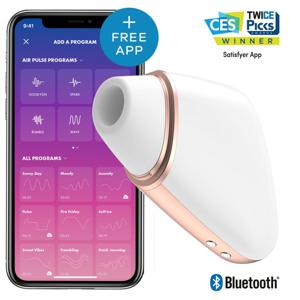 Satisfyer Love Triangle White Lufttrycksvibrator Vibrator, 1 st produkt bild