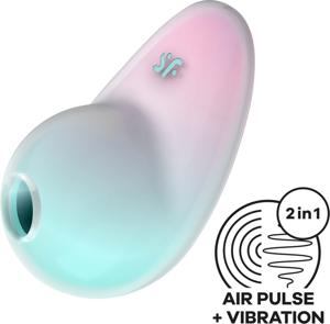 Satisfyer Pixie Dust Mint Pink Lufttrycksvibrator produkt bild