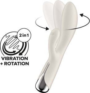 Satisfyer Spinning Rabbit 1 Beige Rabbitvibrator produkt bild