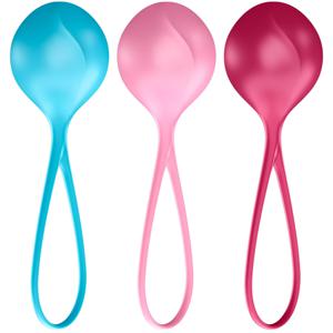 Satisfyer Strengthening Balls Training Set 3 knipkulor produkt bild