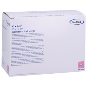 SAUGKOMPRESSEN steril 10x10 cm Produktbild