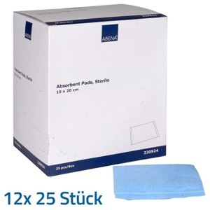 SAUGKOMPRESSEN steril 10x20 cm Produktbild