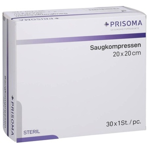 SAUGKOMPRESSEN steril 20x20 cm 1356 Produktbild
