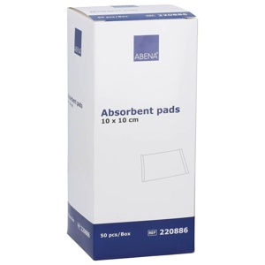 SAUGKOMPRESSEN unsteril 10x10 cm 400 g/m Produktbild