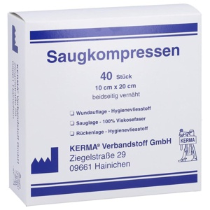 SAUGKOMPRESSEN unsteril 10x20 cm Produktbild