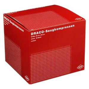 SAUGKOMPRESSEN unsteril 20x20 cm Draco Produktbild
