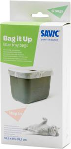 Savic kattlåda Hop In - Tillbehör: Bag it Up Litter Tray Bags - Hop In 1 x 6 st produkt bild