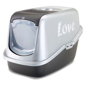 savic Katzentoilette Nestor Impression "Love" Produktbild