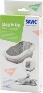 Savic Nestor kattlåda - Bag it Up Litter Tray Bags, Maxi, 12 st produkt bild