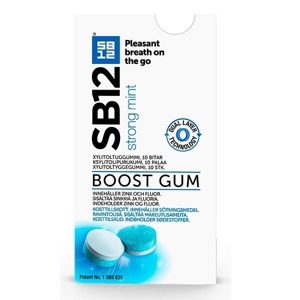 SB12 Boost Strong Mint 10 stk. produktbillede