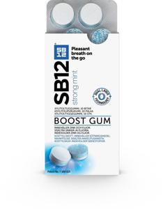 SB12 Boost Strong Mint Tuggummi 10 st produkt bild