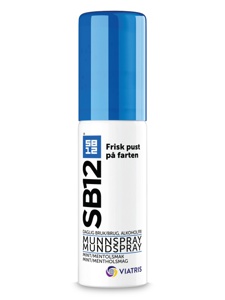 SB12 Munnspray Mint/Mentol 15 ml produktbilde