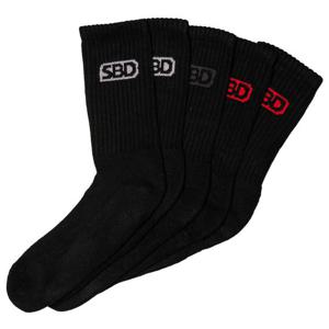 SBD Classic Crew Socks 5-Pack Black produkt bild