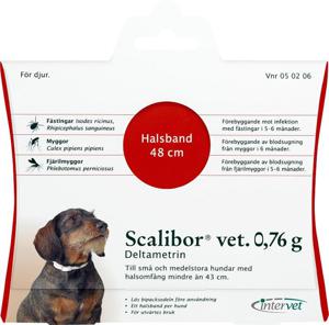 Scalibor® vet. fästinghalsband 0,76g, 48cm produkt bild