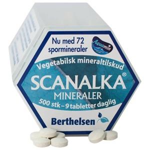Berthelsen Scanalka Mineraler produktbillede