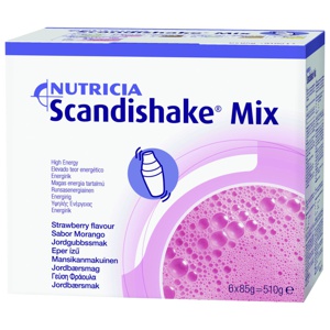 Scandishake Mix Jordbær, 6x85 g produktbilde