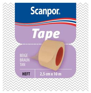 Scanpor Tape refill beige 2,5 cm x 10 m 1 st produkt bild