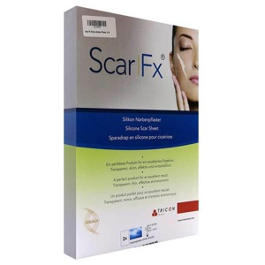 Scar FX Silikon Narben Pflaster Mastopexie ohne Areola, 2 St Pflaster Produktbild