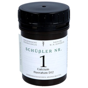 SCHÜSSLER NR.1 Calcium fluoratum D 12 Tabletten Produktbild