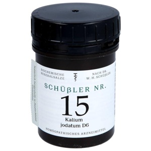 SCHÜSSLER NR.15 Kalium jodatum D 6 Tabletten Produktbild