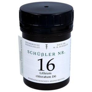 SCHÜSSLER NR.16 Lithium chloratum D 6 Tabletten Produktbild