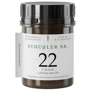 SCHÜSSLER NR.22 Calcium carbonicum D 6 Tabletten Produktbild