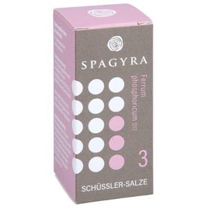 SCHÜSSLER NR.3 Ferrum phosphoricum D 12 Globuli Produktbild