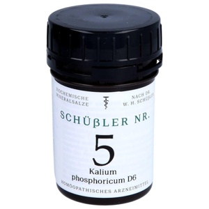 SCHÜSSLER NR.5 Kalium phosphoricum D 6 Tabletten Produktbild