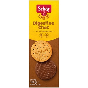 Schär Digestive Kiks Med Chokolade   150 g produktbillede