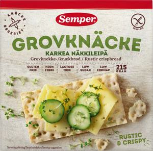 Schär Grovknäcke, glutenfri, laktosfri, knäckebröd, 215 gram produkt bild