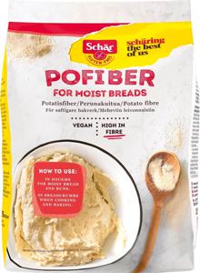 Schär Pofiber, glutenfri, finfördelade torkade fibrer av potatis, matlagn.fibe, 125 gram produkt bild